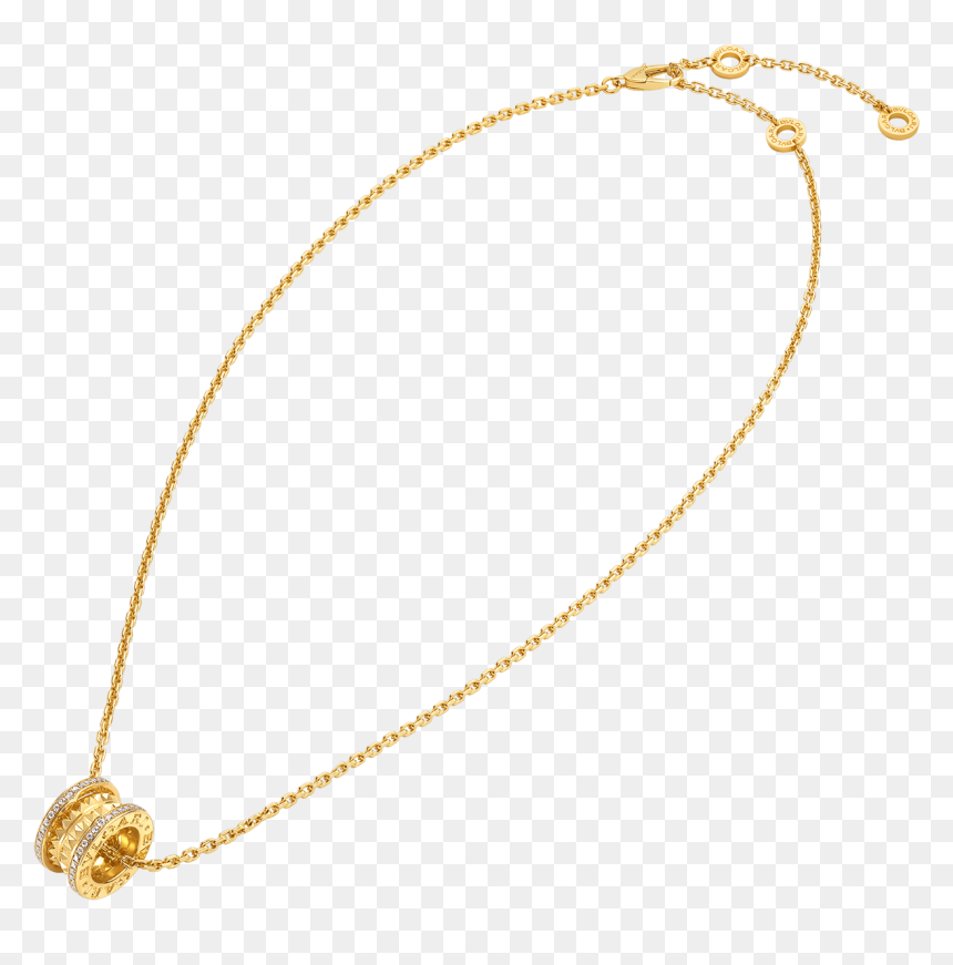Bvlgari Mini Necklace, HD Png Download - gold chain png