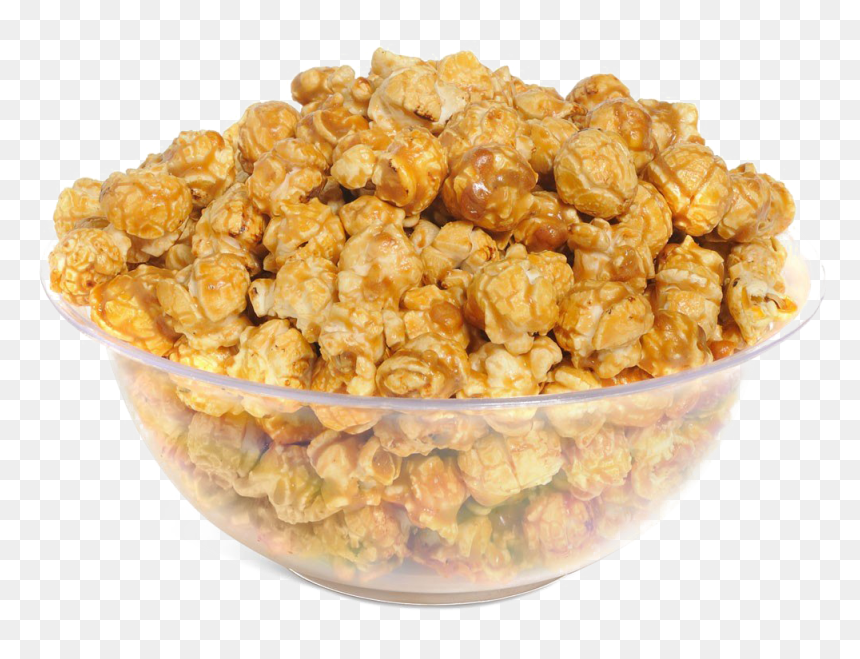 Caramel Popcorn Png Image - Werther's Popcorn In Bowls, Transparent Png - popcorn png