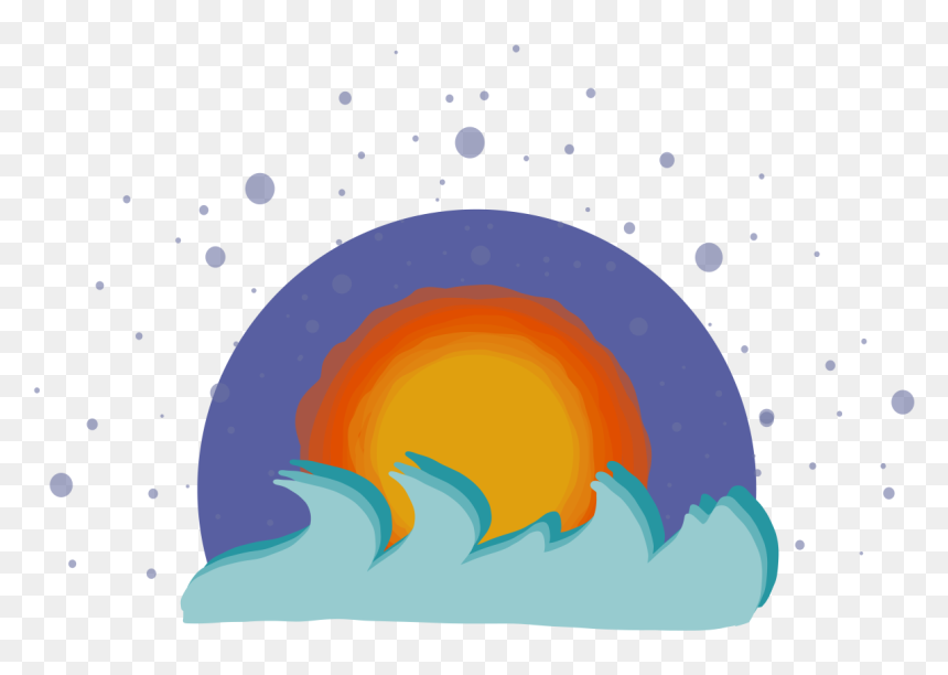 Waves - Circle, HD Png Download - waves png