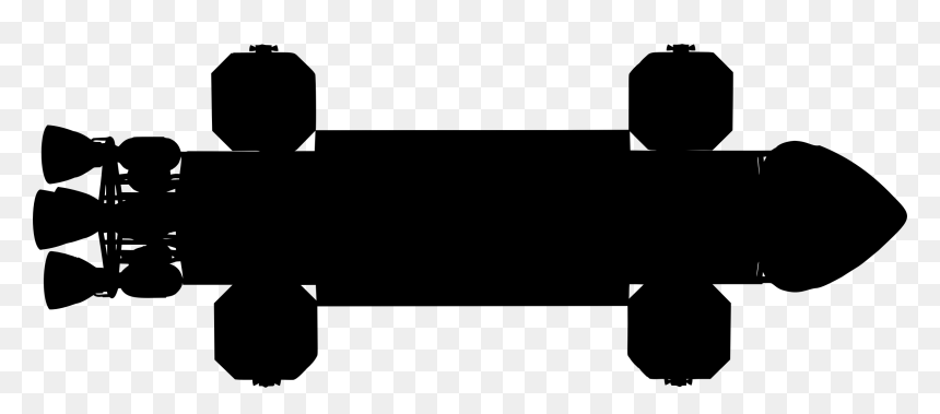 Spaceship Silhouette Clip Arts - Spaceship Silhouette Png, Transparent Png - spaceship png
