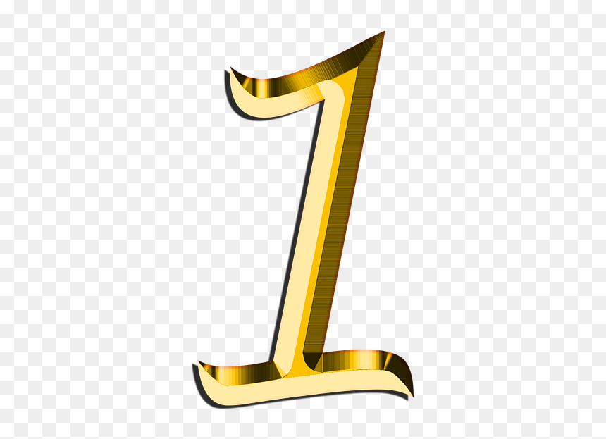 Thumb Image - Numbers 1 Design, HD Png Download - gold png