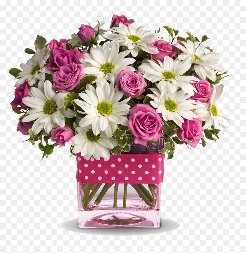 Congratulation Flower Free Download Png - Polka Dots And Posies, Transparent Png - floral png