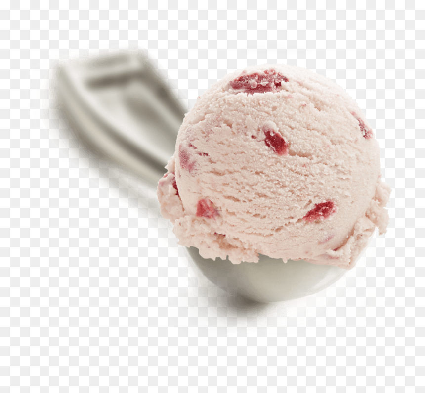 Ice Cream Strawberry 1 Scoop - Ice Cream 1 Scoop, HD Png Download - ice cream png