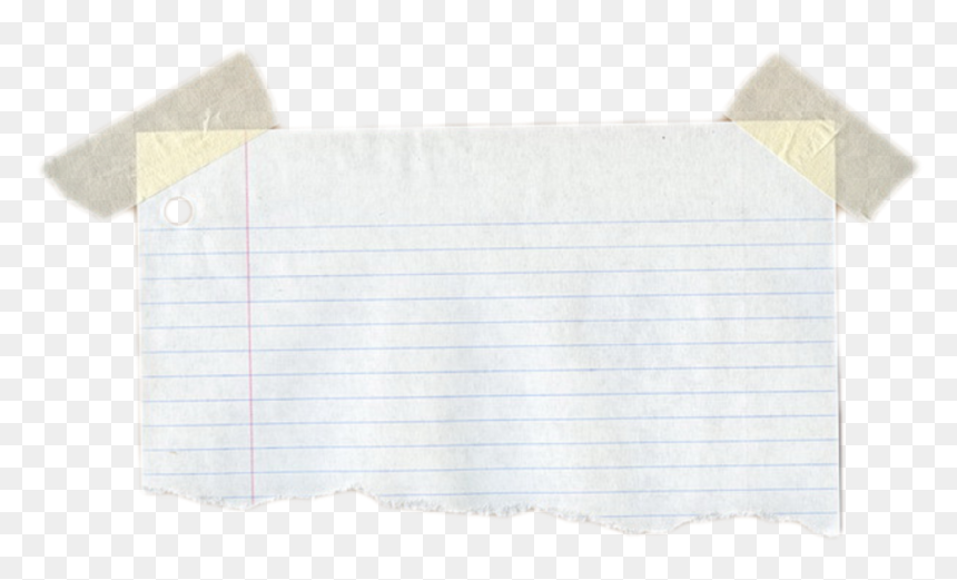 #ftestickers #paper #notebook #torn - Torn Note Paper Transparent Png, Png Download - torn paper png