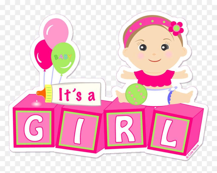 Its Baby Girl Png, Transparent Png - girl png