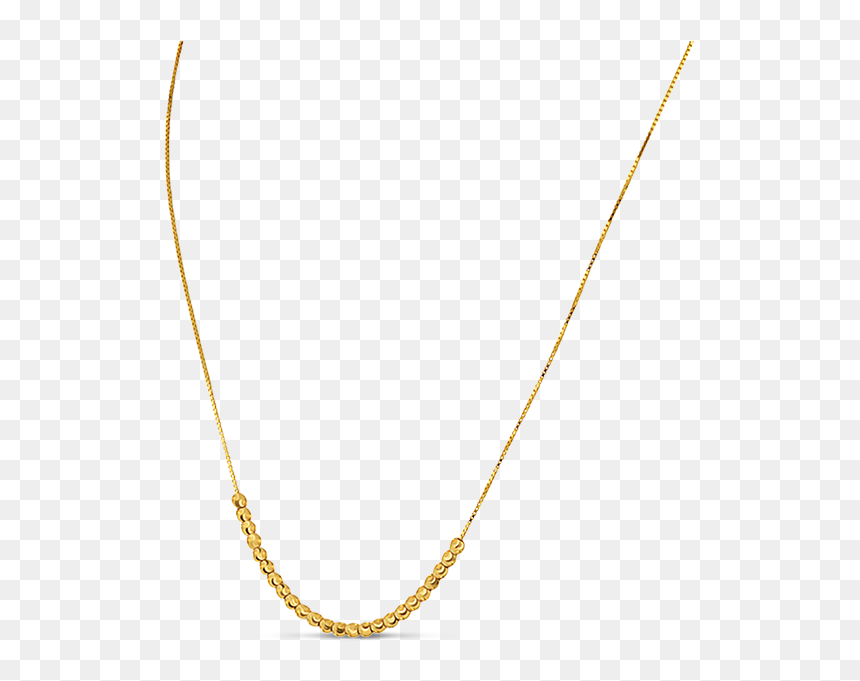 Necklace, HD Png Download - gold chain png