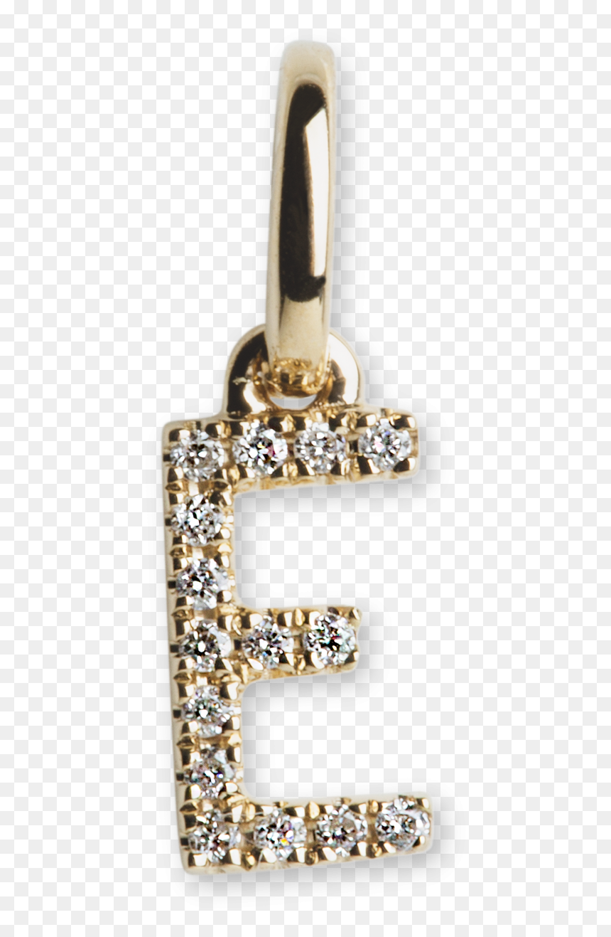 Letter Pendant With Diamonds"
 Title="letter Pendant - Body Jewelry, HD Png Download - diamonds png