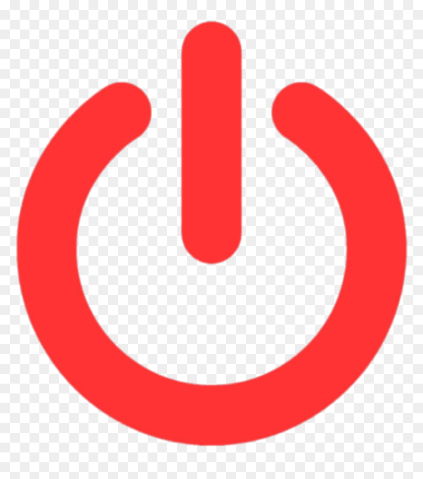 Red Power Button Clip Arts - Green Park, HD Png Download - button png