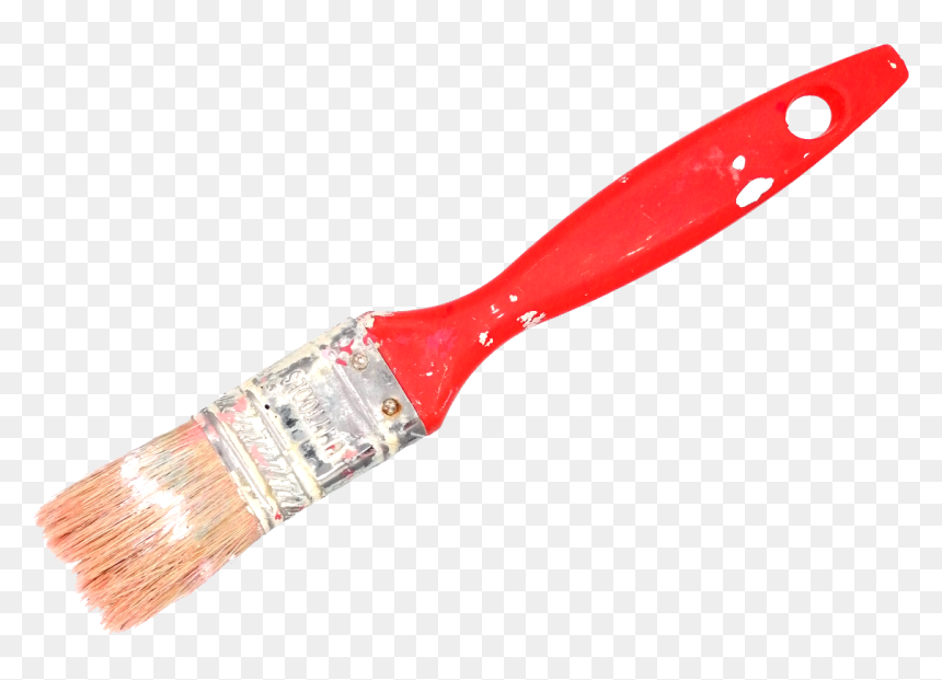Used Paint Brushes 1 - Paint Brush, HD Png Download - paint brush png