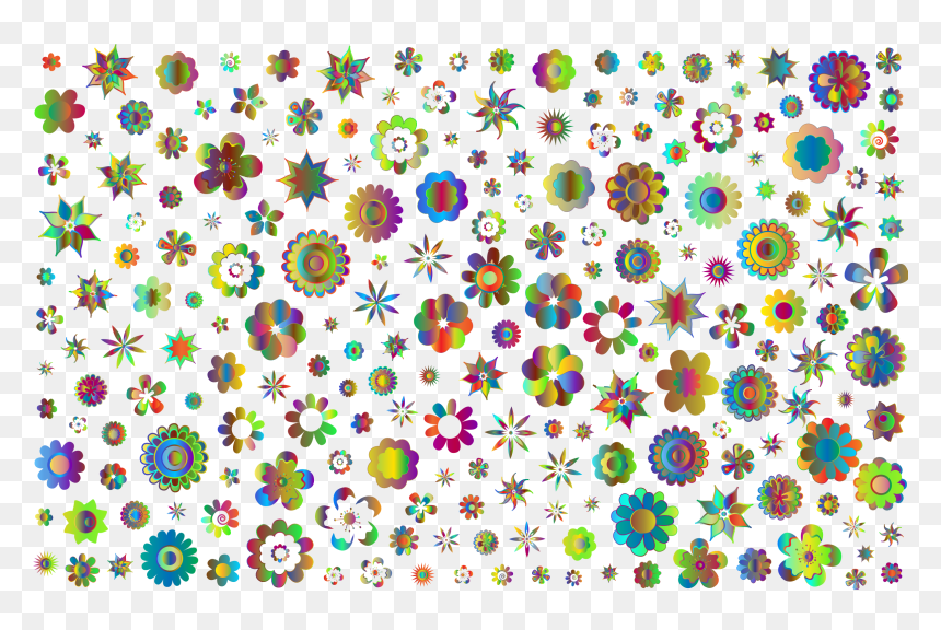 Colorful Floral Background 3 No Black Clip Arts - Fundo Floral Png, Transparent Png - floral png