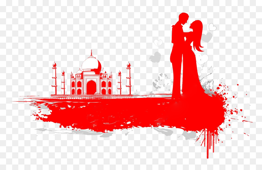 Love Png Background Image - Taj Mahal, Transparent Png - love png