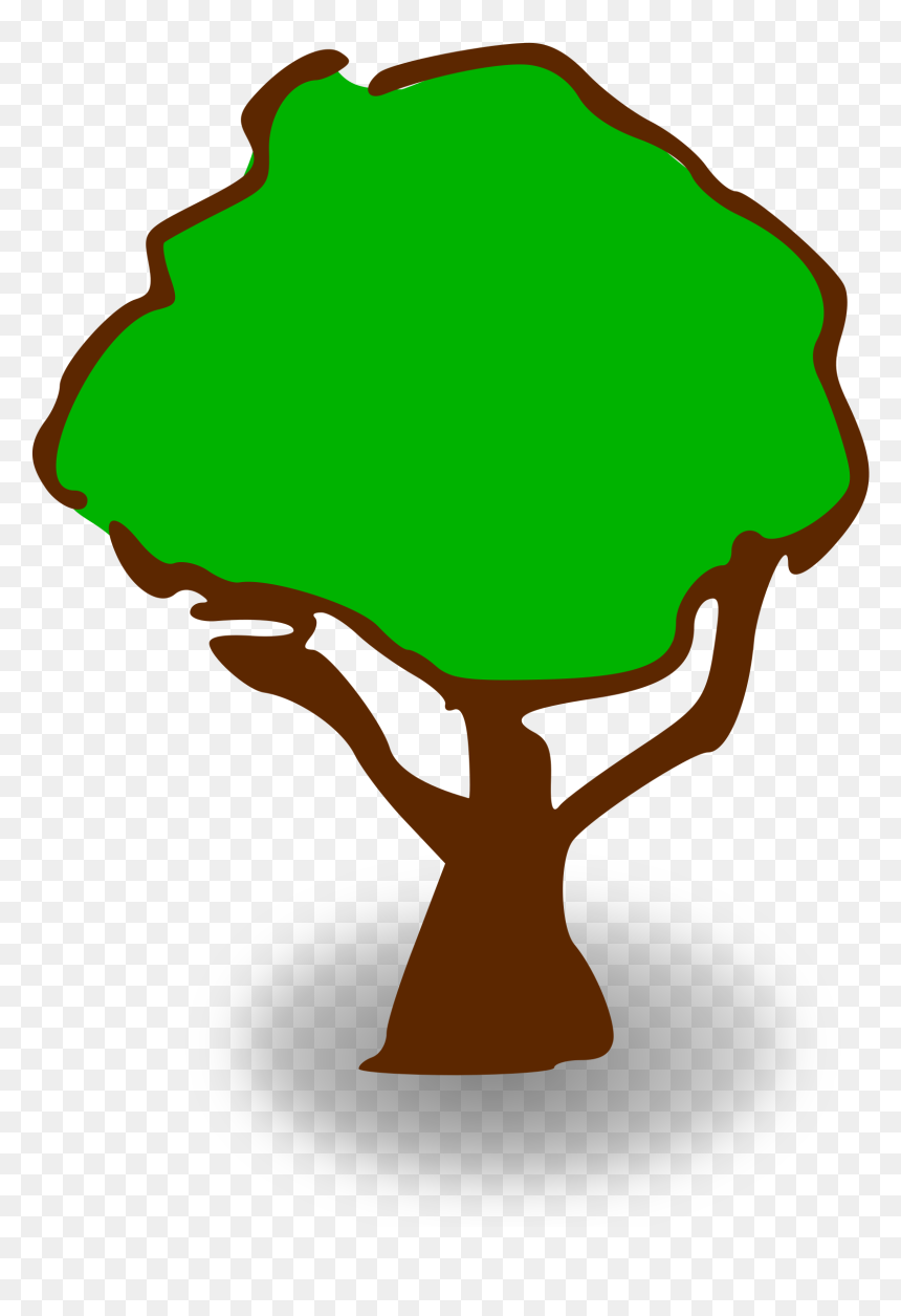 Light Forest Clip Arts - Cartoon Trees With Transparent Background, HD Png Download - forest png