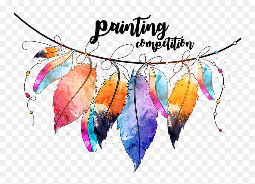 Abstract Watercolor Transparent Background, HD Png Download - feather png
