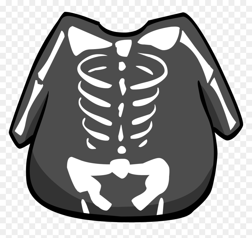 Club Penguin Rewritten Wiki - Ropa De Club Penguin, HD Png Download - skeleton png