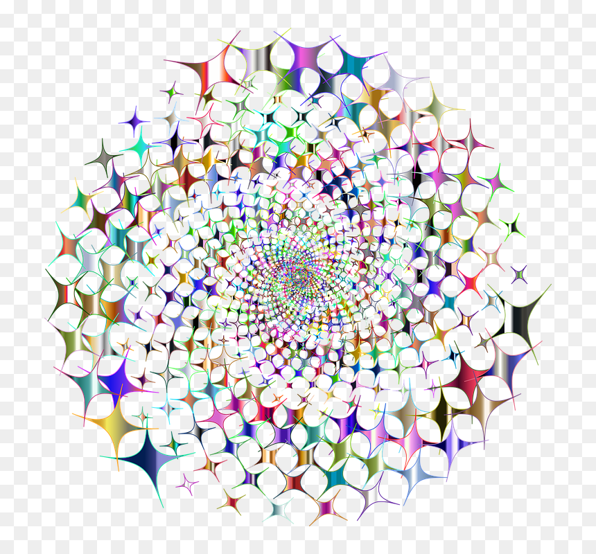 Colorful Prismatic Chromatic Rainbow Starburst - Transparent Rainbow Starburst, HD Png Download - starburst png