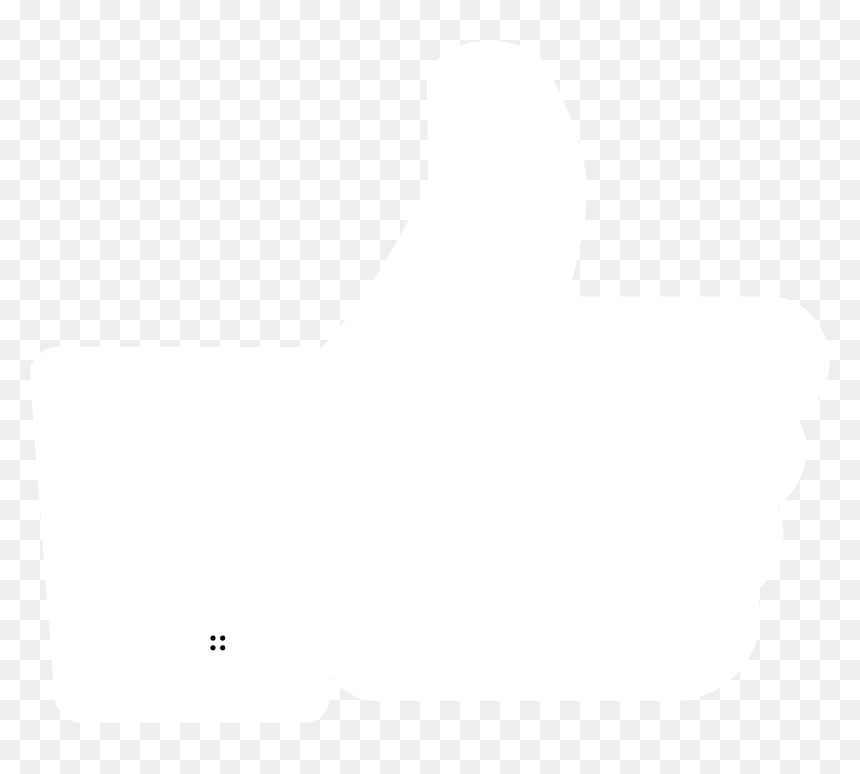 Fb Like Logo Black And White - Logo Fb White Png, Transparent Png - like png