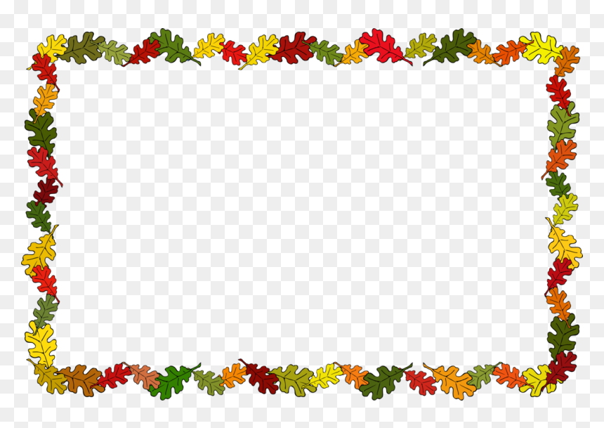 Picture Frame,plant,leaf - Frame Autumn, HD Png Download - thanksgiving png