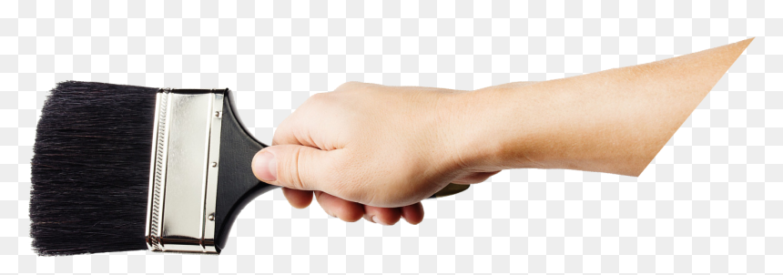 Hand Paint Brush Png , Png Download - Hand Paint Brush Png, Transparent Png - paint brush png