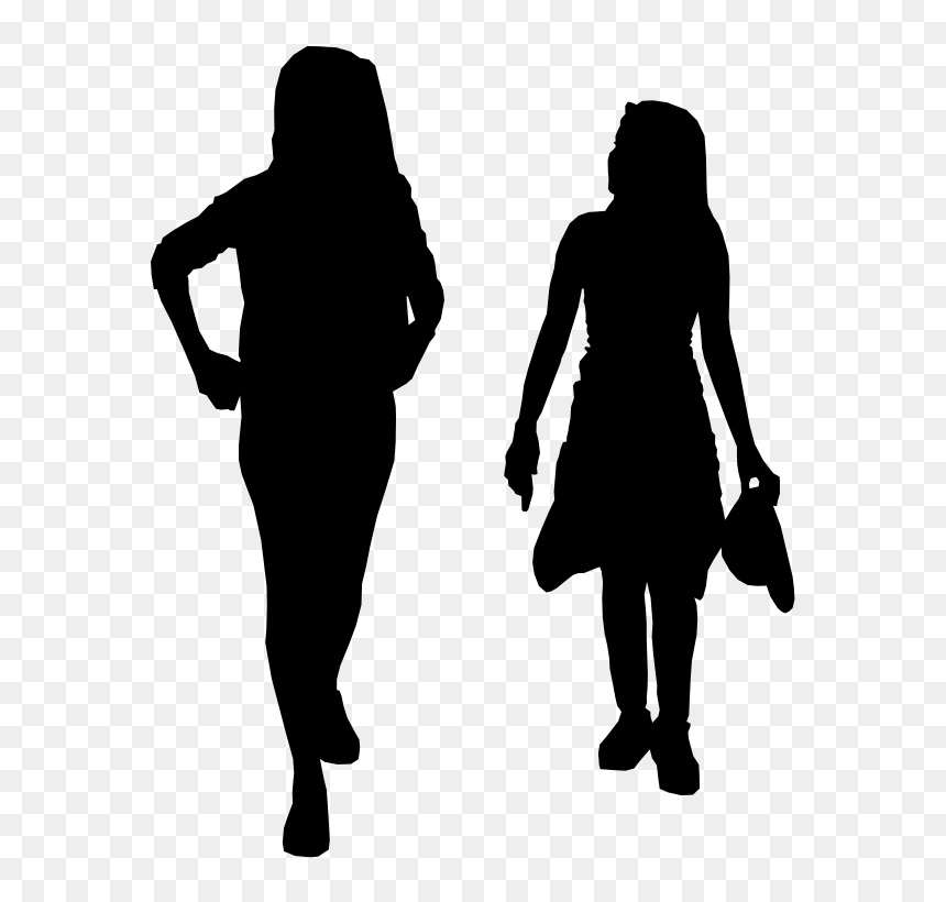 Thumb Image - Childhood Clipart Black And White, HD Png Download - silhouette png