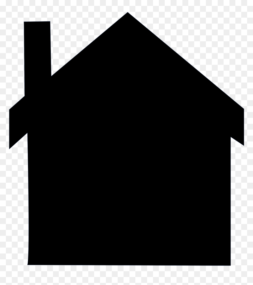 Clip Art At Clker - House Silhouette Clip Art, HD Png Download - silhouette png