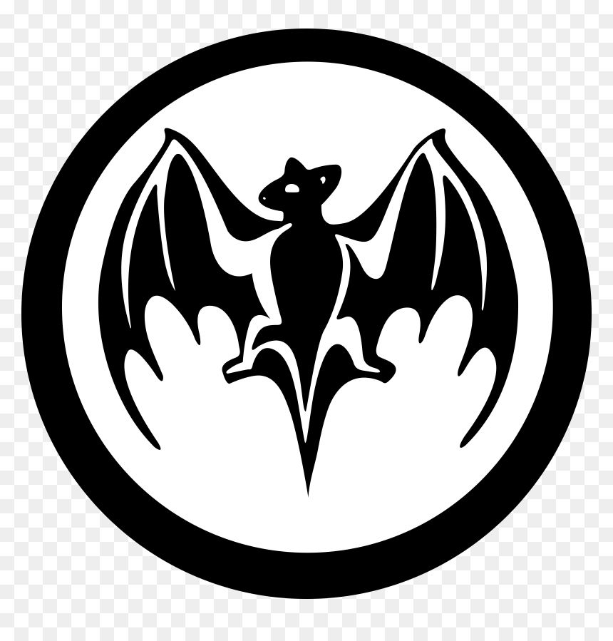 Bacardi Bat Logo Png Transparent - Logo Bacardi Bat, Png Download - bat png