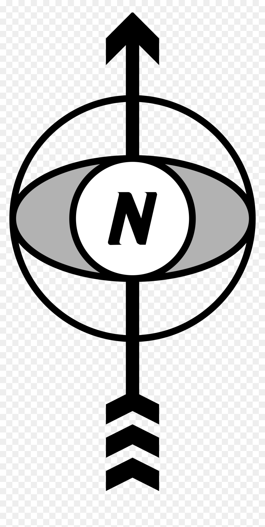 Thumb Image - Orientation In A Map, HD Png Download - north arrow png
