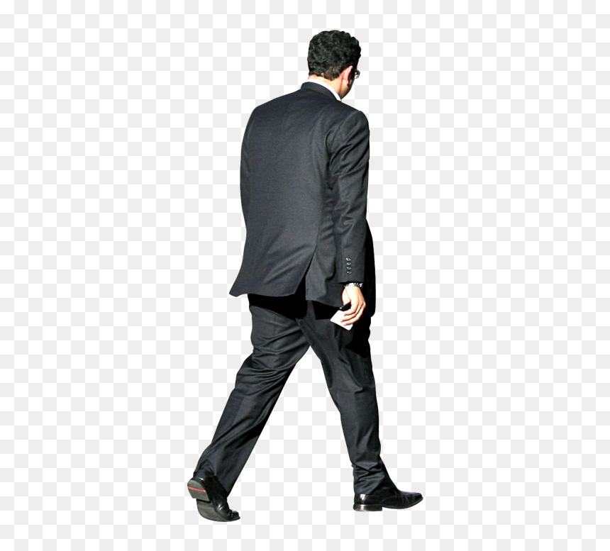 Man In Suit Walking Outside Alex Proimos/cc-attribution - Man In Suit Walking Png, Transparent Png - people walking png