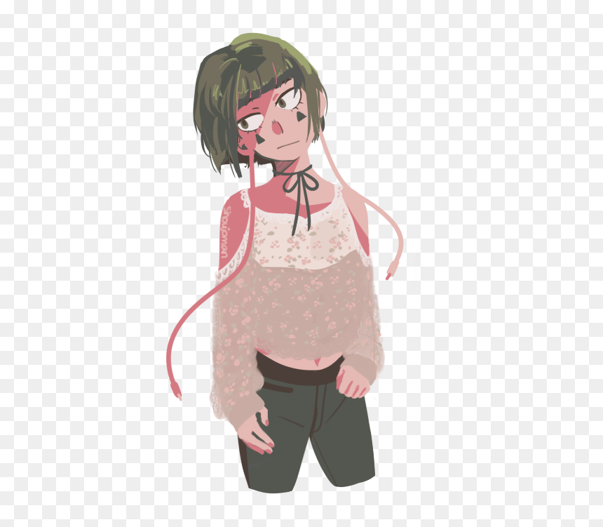 Kirishima With His Black Hair, HD Png Download - crosshair png