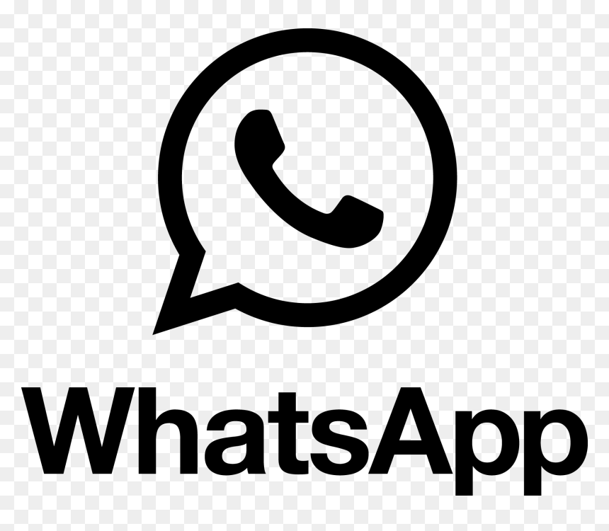 Whatsapp Logo With Brand Clip Arts - Logo Whatsapp Png, Transparent Png - whatsapp png