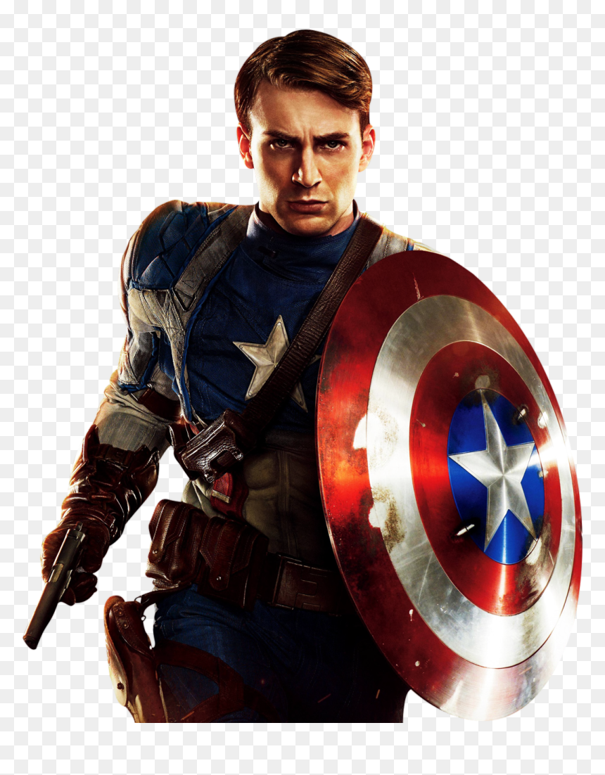 Captain America Png Image Background - Chris Evans Captain America Png, Transparent Png - captain america png