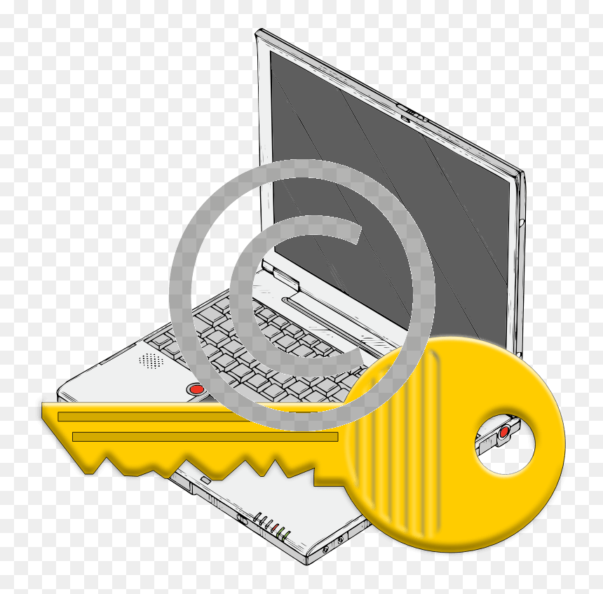 Laptop Clip Art, HD Png Download - key png