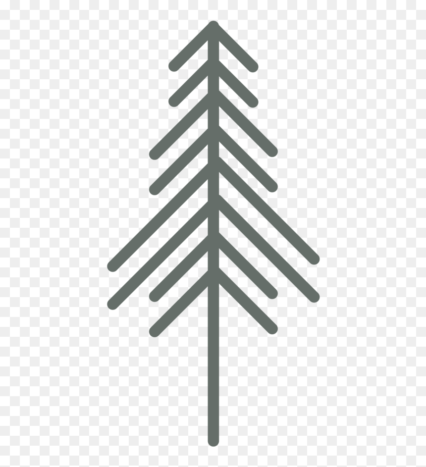 Pine-tree - Christmas Tree, HD Png Download - pine tree png