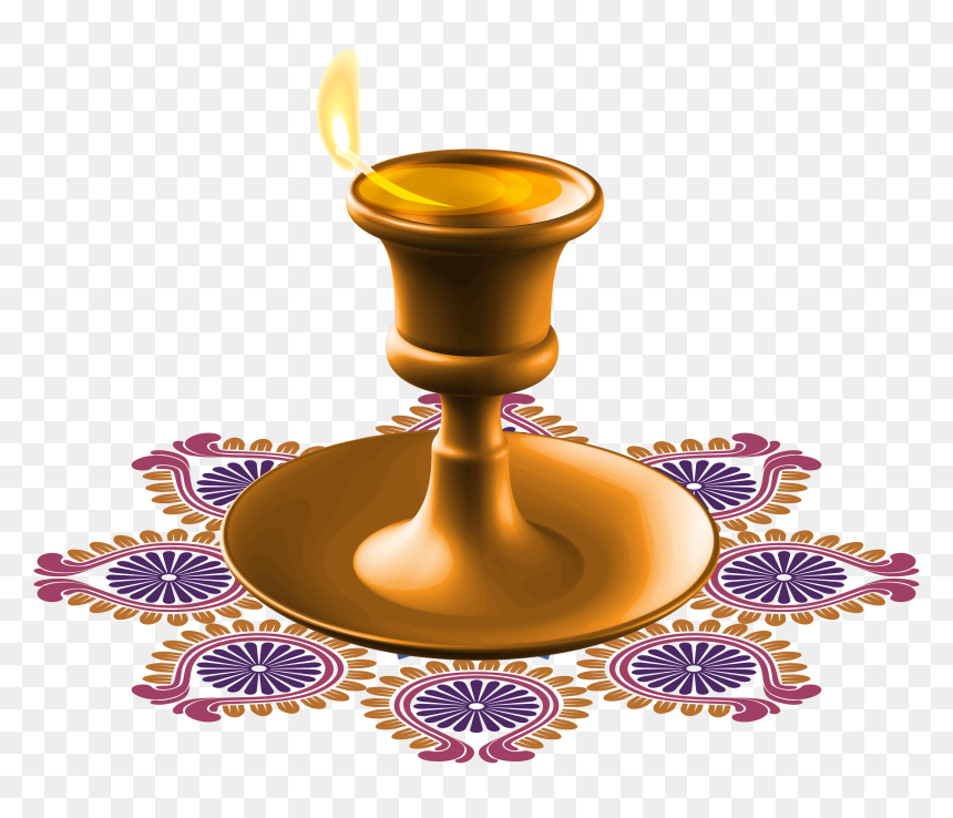 Happy Diwali Png Pinterest - Happy Diwali Candle Png, Transparent Png - happy diwali png