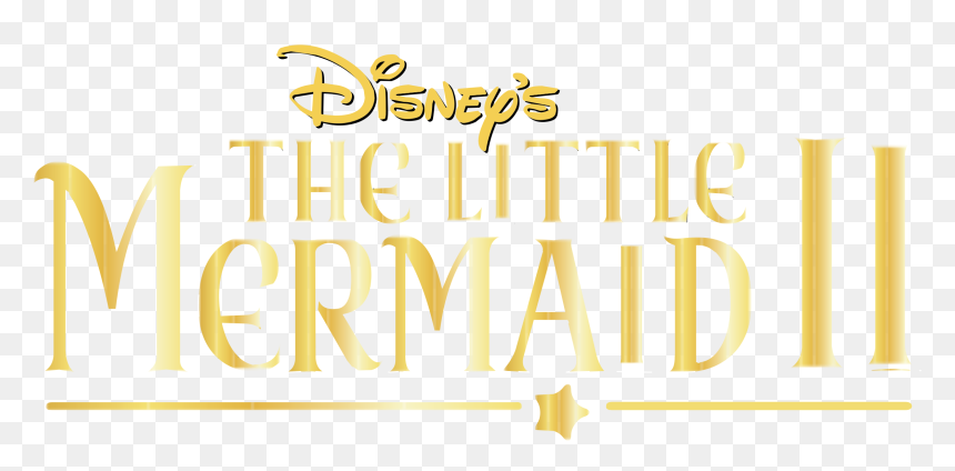 The Little Mermaid Ii Logo Png Transparent - Little Mermaid Ii: Return To The Sea (2000), Png Download - mermaid png