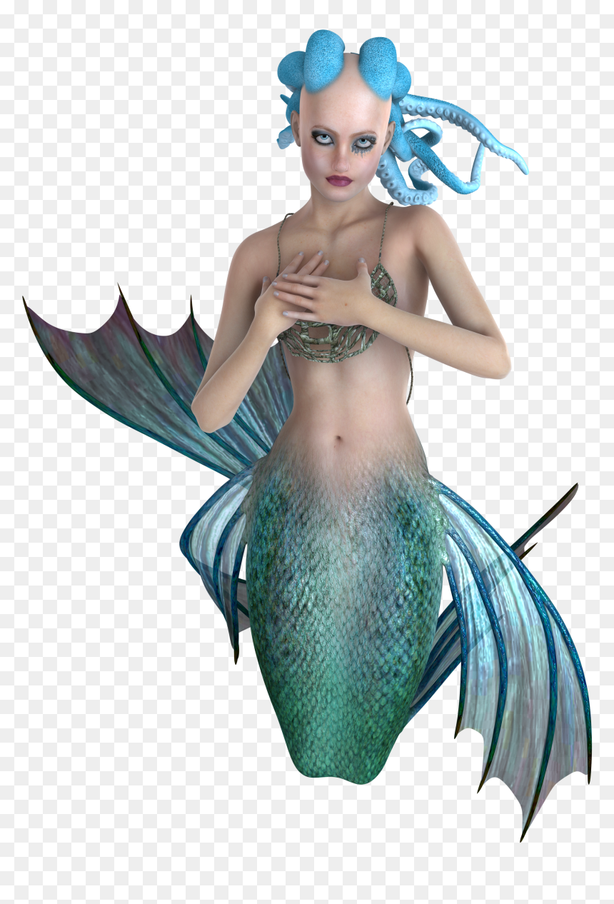 Illustration, HD Png Download - mermaid png