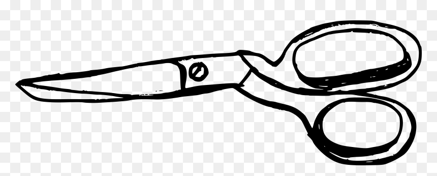 Drawing, HD Png Download - scissors png