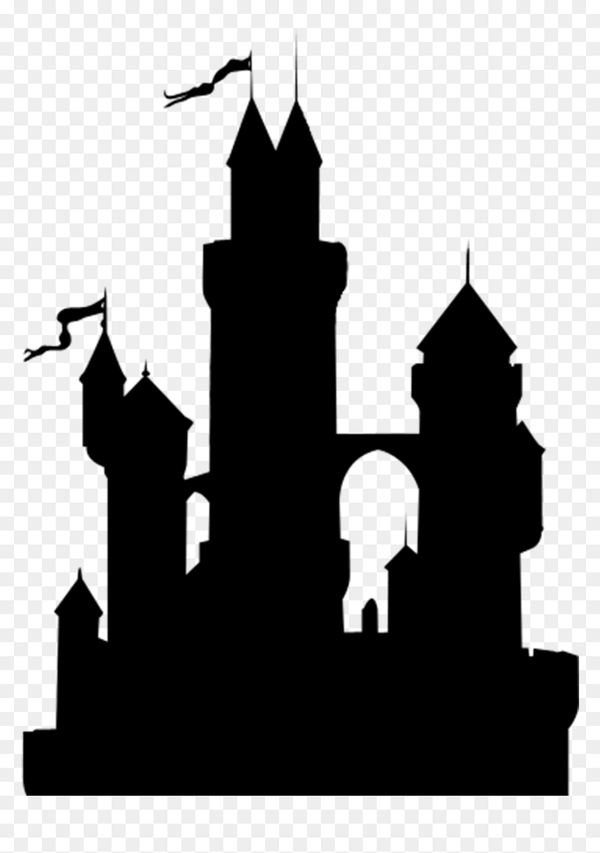 Portable Network Graphics Clip Art Transparency Silhouette - Silhouette Of A Castle, HD Png Download - castle png