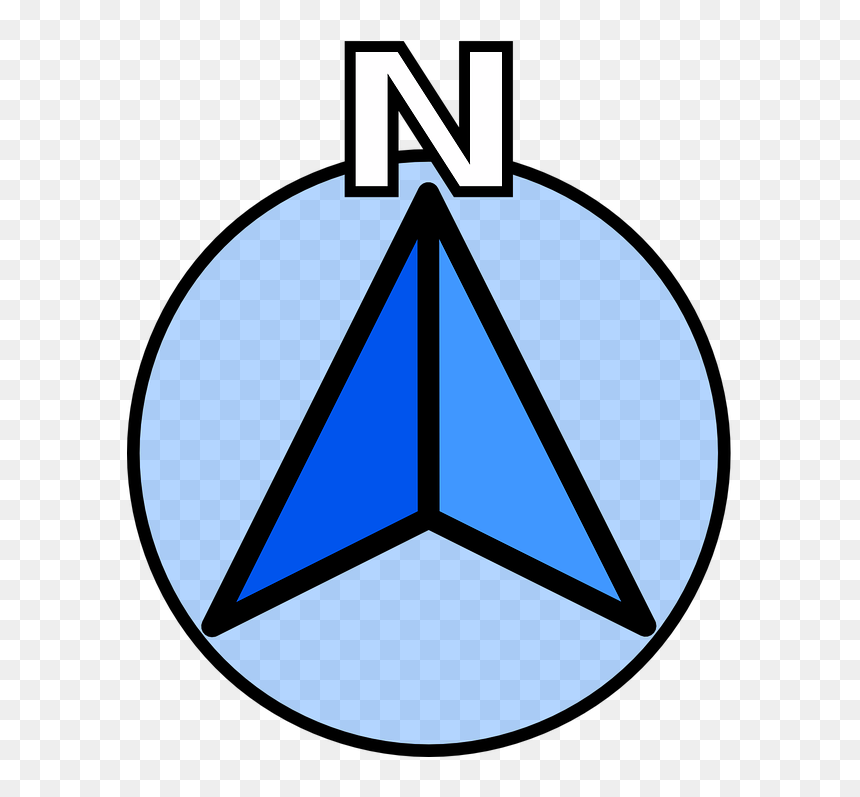 North Clipart, HD Png Download - north arrow png