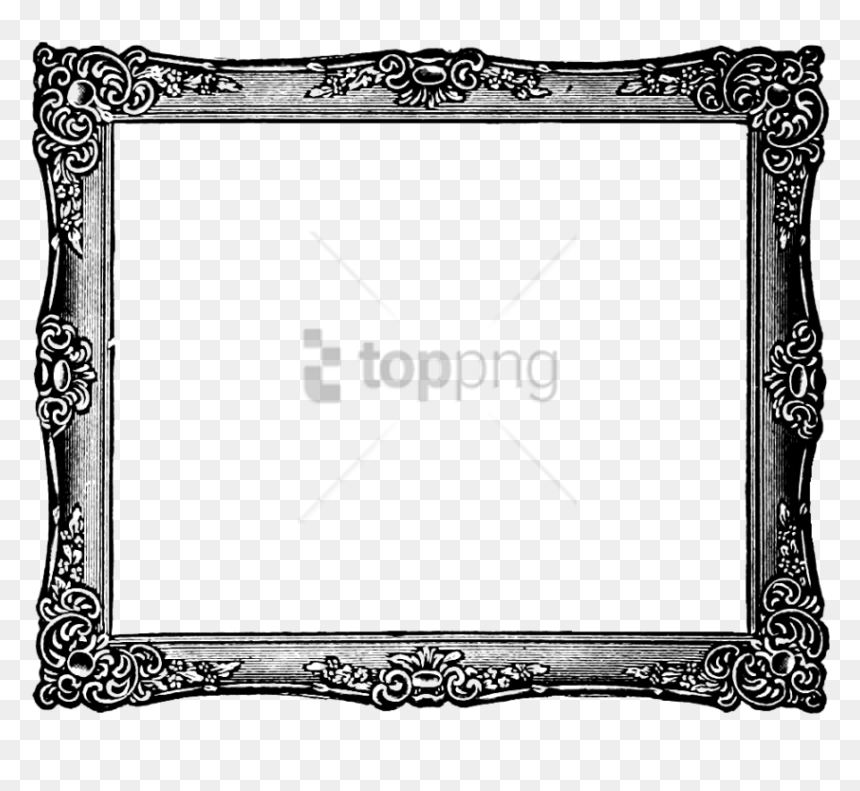 Free Png Kids Polaroid Frame Png Png Image With Transparent - Fancy Picture Frame Clipart, Png Download - polaroid frame png