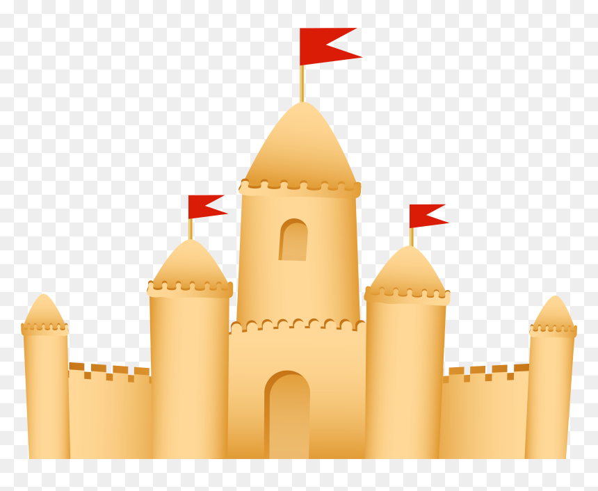 Sand Castle Png Clip Art, Transparent Png - castle png