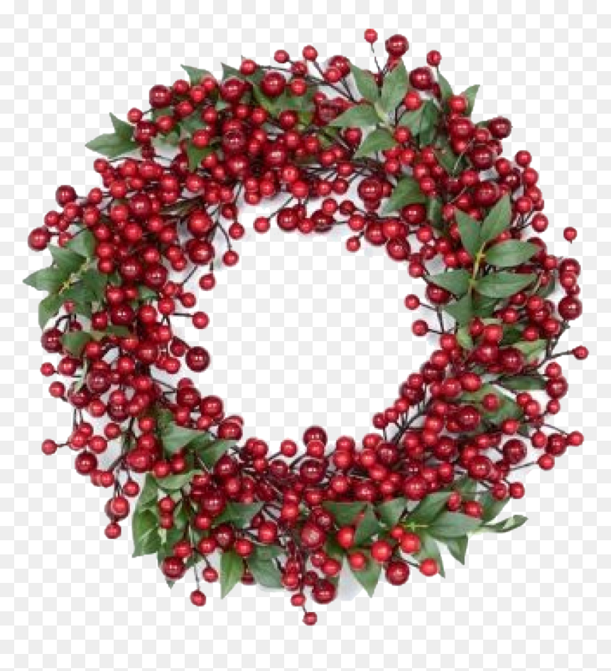 Red Christmas Wreath Png Image - Red Christmas Wreath Png, Transparent Png - christmas wreath png