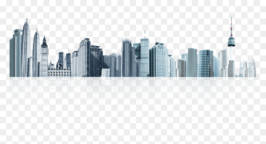 Building Silhouette Architecture - Building Architecture Silhouette, HD Png Download - building png