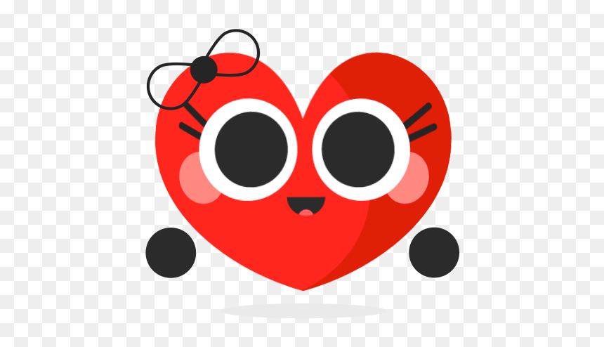 Kiss Gif Love Illustration Image - استیکر قلب متحرک واتساپ, HD Png Download - gif png