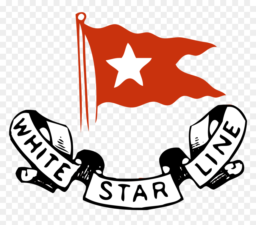 White Star Line Titanic, HD Png Download - white star png