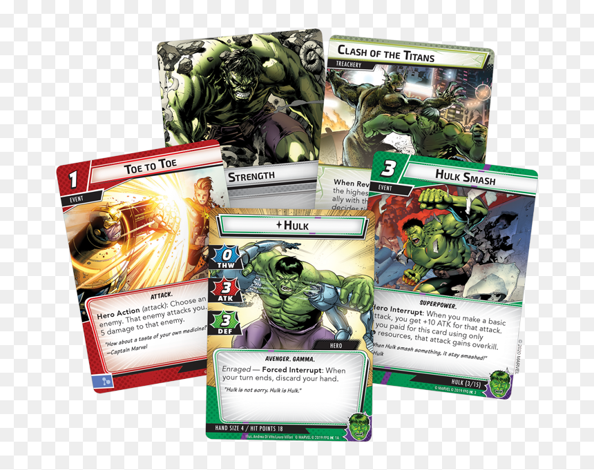 Marvel Champions Hulk Hero Pack, HD Png Download - hulk png