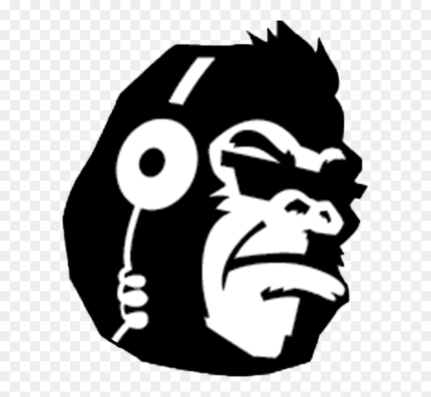 Gorilla Bass Music - Bass Music Png, Transparent Png - dj png