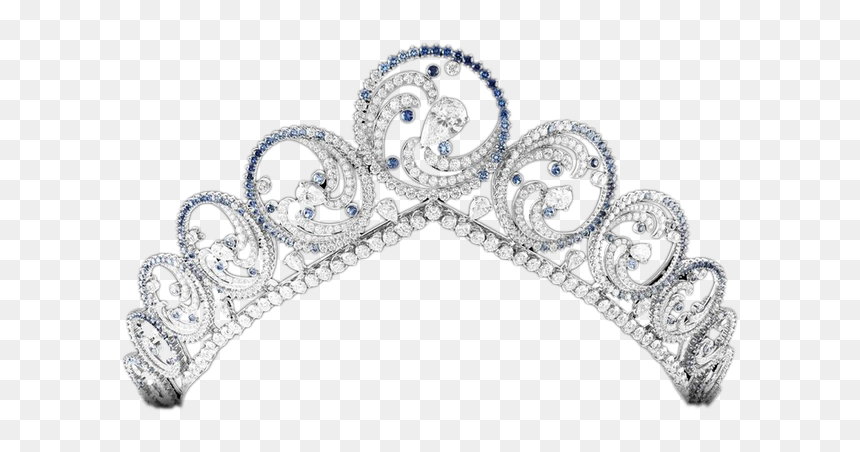 Diamond Van Jewellery Tiara Crown Arpels Cleef Clipart - Diamond Tiara Png, Transparent Png - tiara png
