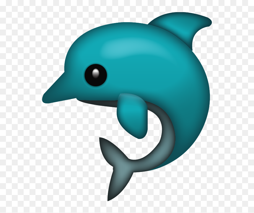 Dolphin Png Free Background - Dolphin Emoji, Transparent Png - dolphin png