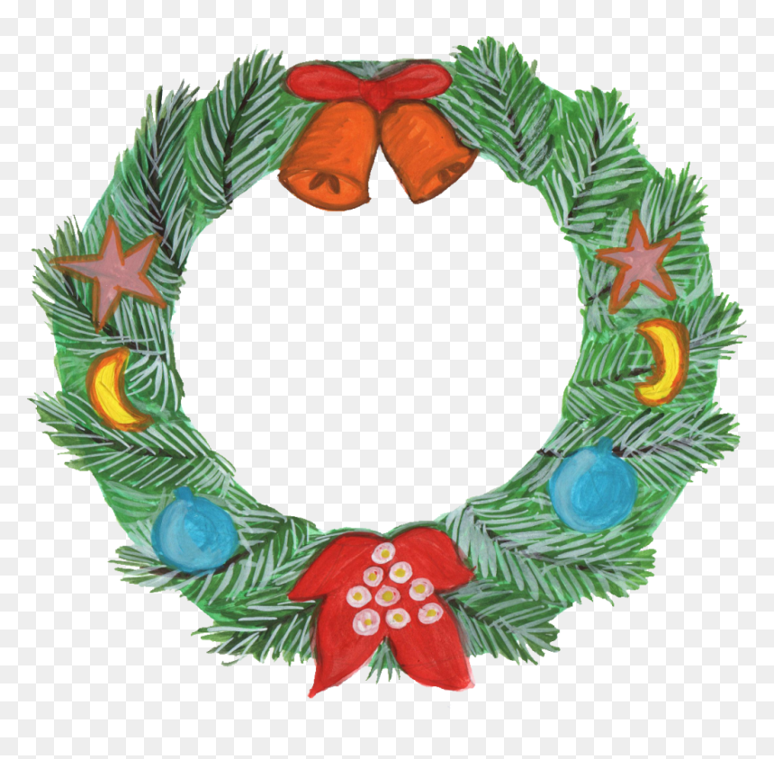 Christmas Laurel Wreath Png, Transparent Png - wreath png