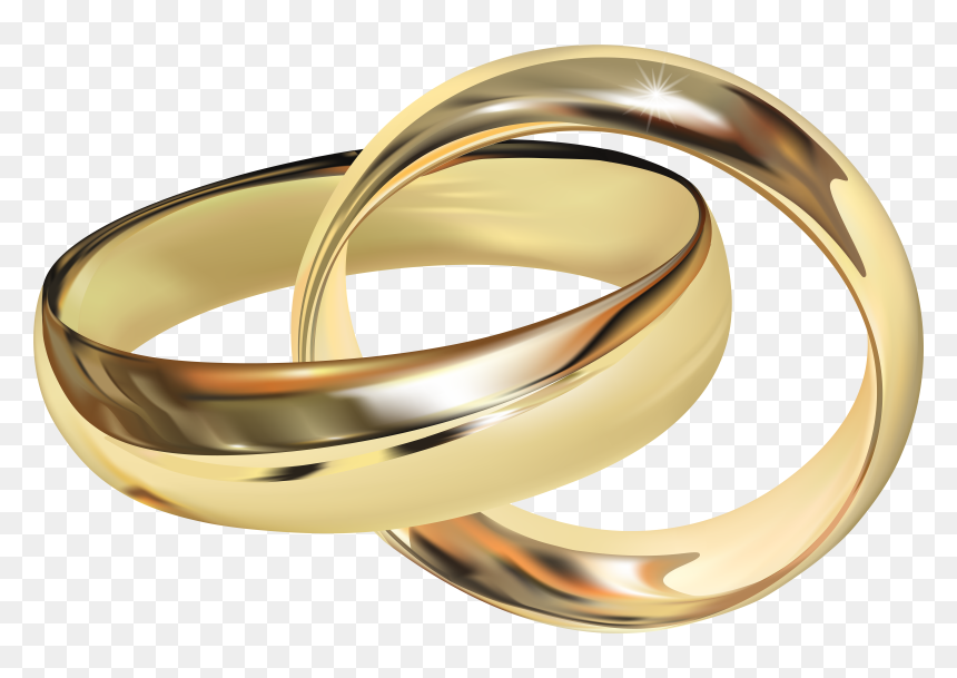 Wedding Rings Png Clip Art - Wedding Ring Clip Art Png, Transparent Png - wedding png